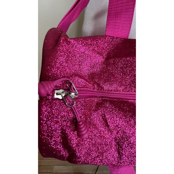 Bixbee Kids' Sparkalicious Bling Dance/Sports/Gymnastic Raspberry Lrg Duffle Bag - Picture 7 of 16